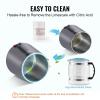 imageVEVOR Water Distiller 4L 105 Gallon Pure Water Purifier Filter for Home Countertop 750W Distilled Water Maker Stainless Steel Interior Distiller Water Making Machine to Make Clean Water BlackGrey