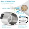 imageVEVOR Water Distiller 4L 11 Gallon Pure Water Purifier Filter for Home Table Countertop 1750W Distilled Maker with Glass Pot Stainless Steel Interior Drinking Machine to Make Clean Waters GreySilver