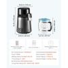 imageVEVOR Water Distiller 4L 11 Gallon Pure Water Purifier Filter for Home Table Countertop 1750W Distilled Maker with Glass Pot Stainless Steel Interior Drinking Machine to Make Clean Waters GreyGreyl