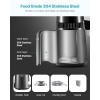imageVEVOR Water Distiller 4L 11 Gallon Pure Water Purifier Filter for Home Table Countertop 1750W Distilled Maker with Glass Pot Stainless Steel Interior Drinking Machine to Make Clean Waters GreyGreyl