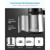 imageVEVOR Water Distiller 6L 16 Gallon Larger Pure Water Purifier Filter For Home Table Countertop 900W Glass Pot Distilled Maker Stainless Steel Interior Drinking Machine to Make Clean Waters SilverSliver 16Gal