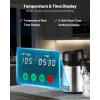 imageVEVOR Water Distiller 6L 16 Gallon Larger Pure Water Purifier Filter For Home Table Countertop 900W Glass Pot Distilled Maker Stainless Steel Interior Drinking Machine to Make Clean Waters SilverSliver 16Gal