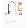 imageVEVOR Water Filter Faucet RO Drinking Faucet with LeadFree Brass Valve 304 Stainless Steel 08 GPM Flow Drinking Water Tap Fits Most Reverse Osmosis ampamp Water Filtration System Antique BronzeBlack