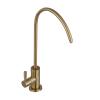 imageVEVOR Water Filter Faucet RO Drinking Faucet with LeadFree Brass Valve 304 Stainless Steel 08 GPM Flow Drinking Water Tap Fits Most Reverse Osmosis ampamp Water Filtration System Antique BronzeBrushed Gold