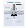 imageVEVOR Water Filter Faucet RO Drinking Faucet with LeadFree Brass Valve 304 Stainless Steel 08 GPM Flow Drinking Water Tap Fits Most Reverse Osmosis ampamp Water Filtration System Antique BronzeBrushed Nickel