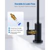 imageVEVOR Water Filter Faucet RO Drinking Faucet with LeadFree Brass Valve 304 Stainless Steel 08 GPM Flow Drinking Water Tap Fits Most Reverse Osmosis ampamp Water Filtration System Antique BronzeBlack