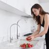 imageVEVOR Water Filter Faucet RO Drinking Faucet with LeadFree Brass Valve 304 Stainless Steel 08 GPM Flow Drinking Water Tap Fits Most Reverse Osmosis ampamp Water Filtration System Antique BronzeBrushed Nickel