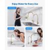 imageVEVOR Water Filter Faucet RO Drinking Faucet with LeadFree Brass Valve 304 Stainless Steel 08 GPM Flow Drinking Water Tap Fits Most Reverse Osmosis ampamp Water Filtration System Antique BronzeBrushed Gold
