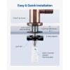 imageVEVOR Water Filter Faucet RO Drinking Faucet with LeadFree Brass Valve 304 Stainless Steel 08 GPM Flow Drinking Water Tap Fits Most Reverse Osmosis ampamp Water Filtration System Antique BronzeAntique Bronze
