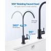 imageVEVOR Water Filter Faucet RO Drinking Faucet with LeadFree Brass Valve 304 Stainless Steel 08 GPM Flow Drinking Water Tap Fits Most Reverse Osmosis ampamp Water Filtration System Antique BronzeBlack