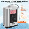 imageVEVOR Water Ionizer Alkaline Water Ionizer Machine pH 35105 Alkaline Acidic Hydrogen Water Purifier 7 Water Settings Home Filtration System Up to 650mV ORP 8000L Per Filter AutoCleaning8000L7Plate