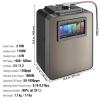 imageVEVOR Water Ionizer Alkaline Water Ionizer Machine pH 35105 Alkaline Acidic Hydrogen Water Purifier 7 Water Settings Home Filtration System Up to 650mV ORP 8000L Per Filter AutoCleaning10000L8Plate