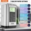 imageVEVOR Water Ionizer Alkaline Water Ionizer Machine pH 35105 Alkaline Acidic Hydrogen Water Purifier 7 Water Settings Home Filtration System Up to 650mV ORP 8000L Per Filter AutoCleaning8000L7Plate