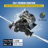 imageVEVOR Water Pressure Diaphragm Pump RV Water Pump Fresh Water Pump110V AC 33 GPM Pressure Adjustable Self Priming Sprayer Pump with Pressure Switch for RV Camper Marine Boat Lawn FCC Certified12V  7GPM  60PSI