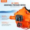 imageVEVOR Water Pressure Diaphragm Pump RV Water Pump Fresh Water Pump110V AC 33 GPM Pressure Adjustable Self Priming Sprayer Pump with Pressure Switch for RV Camper Marine Boat Lawn FCC Certified12V  55GPM  70PSIAdjustable