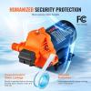 imageVEVOR Water Pressure Diaphragm Pump RV Water Pump Fresh Water Pump110V AC 33 GPM Pressure Adjustable Self Priming Sprayer Pump with Pressure Switch for RV Camper Marine Boat Lawn FCC Certified110V  33GPM  45PSI