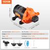 imageVEVOR Water Pressure Diaphragm Pump RV Water Pump Fresh Water Pump110V AC 33 GPM Pressure Adjustable Self Priming Sprayer Pump with Pressure Switch for RV Camper Marine Boat Lawn FCC Certified12V  35GPM  50PSIAdjustable