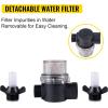 imageVEVOR Water Pressure Diaphragm Pump RV Water Pump Fresh Water Pump110V AC 33 GPM Pressure Adjustable Self Priming Sprayer Pump with Pressure Switch for RV Camper Marine Boat Lawn FCC Certified12V  55GPM  70PSI