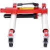 imageVEVOR Wheel Dolly  Max Capacity 1500 Lbs Car Jack Dolly Lifter with 360 Rotatable Wheels Heavy Duty Vehicle Positioning Hydraulic Tire Jack for Vehicle Repair and Moving