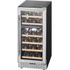 imageVEVOR Wine Cooler 28 Bottle Dual Zone Wine Fridge Mini Wine Cooler Refrigerator with Glass Door Adjustable Shelves Digital Temperature Control Builtin ampamp Freestanding Fridge for Home Office Bar28 Bottle