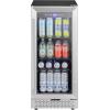 imageVEVOR Wine Cooler 28 Bottle Dual Zone Wine Fridge Mini Wine Cooler Refrigerator with Glass Door Adjustable Shelves Digital Temperature Control Builtin ampamp Freestanding Fridge for Home Office Bar88 Cans
