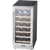 imageVEVOR Wine Cooler 28 Bottle Dual Zone Wine Fridge Mini Wine Cooler Refrigerator with Glass Door Adjustable Shelves Digital Temperature Control Builtin ampamp Freestanding Fridge for Home Office Bar32 Bottle