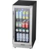imageVEVOR Wine Cooler 28 Bottle Dual Zone Wine Fridge Mini Wine Cooler Refrigerator with Glass Door Adjustable Shelves Digital Temperature Control Builtin ampamp Freestanding Fridge for Home Office Bar88 Cans