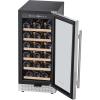 imageVEVOR Wine Cooler 28 Bottle Dual Zone Wine Fridge Mini Wine Cooler Refrigerator with Glass Door Adjustable Shelves Digital Temperature Control Builtin ampamp Freestanding Fridge for Home Office Bar32 Bottle