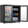 imageVEVOR Wine Cooler 28 Bottle Dual Zone Wine Fridge Mini Wine Cooler Refrigerator with Glass Door Adjustable Shelves Digital Temperature Control Builtin ampamp Freestanding Fridge for Home Office Bar246 Can