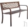 imageVEVOR Wood Outdoor Bench 2Person Garden Bench with Backrest and Armrests 800 lbs Load CapacityAllWeather Never Rot Patio Bench for Garden Park Yard Front PorchMetal