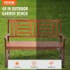 imageVEVOR Wood Outdoor Bench 2Person Garden Bench with Backrest and Armrests 800 lbs Load CapacityAllWeather Never Rot Patio Bench for Garden Park Yard Front PorchWood