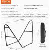 imageVEVOR Wooden Hammock Stand 475 lbs Capacity Universal 2 Person Hammock Frame Fits 913 ft Hammocks Larch Wood Arc Adjustable Stand for Hammock with Chain and Carabiner for Outdoor and IndoorUniversal Atype