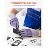 imageVEVOR Work Gloves 12 Pairs Touch Screen NitrileCoated Garden Construction Gloves