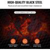 imageVEVOR XMarks Fire Pit Grill Grate Round Cooking Grate Heavy Duty Steel Campfire BBQ Grill Grid with Handle and Support X Wire Portable Camping Cookware for Outside Party ampamp Gathering 36 Inch Black30 x 30 x 1 inch