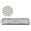 imageVEVOR XMarks Fire Pit Grill Grate Round Cooking Grate Heavy Duty Steel Campfire BBQ Grill Grid with Handle and Support X Wire Portable Camping Cookware for Outside Party ampamp Gathering 36 Inch Black44 x15 x1 inch