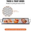 imageVEVOR XMarks Fire Pit Grill Grate Round Cooking Grate Heavy Duty Steel Campfire BBQ Grill Grid with Handle and Support X Wire Portable Camping Cookware for Outside Party ampamp Gathering 36 Inch Black44 x15 x1 inch