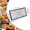 imageVEVOR XMarks Fire Pit Grill Grate Round Cooking Grate Heavy Duty Steel Campfire BBQ Grill Grid with Handle and Support X Wire Portable Camping Cookware for Outside Party ampamp Gathering 36 Inch Black3215inchRectangle