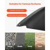 imageVEVOR Yard Drag Sled 110 x 46 in 2000lbs Heavy Duty Utility Sled HDPE Drag Glider with Ropes ampamp Pull Cable Dual Use Game Hauler for Firewood Ice Fishing Compatible with ATVs UTVs Tractors