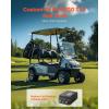 imageVEVOR36V and 350A DC Motor Controller Replacement for 19942019 EZGO Golf Carts IP65 Rated Protection Aluminum Alloy ampamp ABS Housing Compatible with 12064301 ModelsBlack