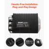 imageVEVOR36V and 350A DC Motor Controller Replacement for 19942019 EZGO Golf Carts IP65 Rated Protection Aluminum Alloy ampamp ABS Housing Compatible with 12064301 ModelsBlack