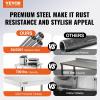 imageVevor Stainless Steel 900x600x800 mm Commercial Kitchen Prep ampamp Heavy Duty Metal Work Table with Adjustable Feet for Restaurant Home and Hotel  Industrial ampamp Scientific301834In