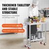 imageVevor Stainless Steel 900x600x800 mm Commercial Kitchen Prep ampamp Heavy Duty Metal Work Table with Adjustable Feet for Restaurant Home and Hotel  Industrial ampamp Scientific301234In