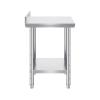 imageVevor Stainless Steel 900x600x800 mm Commercial Kitchen Prep ampamp Heavy Duty Metal Work Table with Adjustable Feet for Restaurant Home and Hotel  Industrial ampamp Scientific242434In