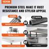 imageVevor Stainless Steel 900x600x800 mm Commercial Kitchen Prep ampamp Heavy Duty Metal Work Table with Adjustable Feet for Restaurant Home and Hotel  Industrial ampamp Scientific301234In