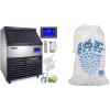 imageVEVOR 110V Commercial Ice Maker 440LBS24H 77LBS Storage Bin2Scoops ampamp Perfectware  PW IcebagsDS100ct 10lb Ice Bags with Drawstring100ct440LBS24H
