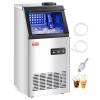imageVEVOR 120lbs24H Commercial Ice Maker Machine with 2 Water Inlets 36 Ice Cubes in 15 Minutes with 28lbs Large Storage Capacity for Bar Office Restaurant with LED Digital Display ampamp SelfCleaningwhite
