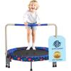 imageVEVOR 3FT Trampoline 36quot IndoorOutdoor for Toddlers Foldable Mini Baby With Foam Handle Recreational Birthday GiftBold Support  Galaxy Pattern