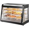 imageVEVOR 3Tier Commercial Food Warmer Display 1200W Food Display Warmer with Light Adjustable Shelf and Temperature Display 86185 Steam Heating 111L for Hamburger Pizza Bread Fried ChickenSCCJ602