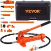 imageVEVOR 4 Ton Porta Power Kit Portable Hydraulic Jack with 39 ft12 m Oil Hose Auto Body Frame Repair Kit with Storage Case for Car Repair Truck Farm 8800 LBS4 Ton