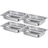 imageVEVOR 6 Pack Hotel Pans Full Size 6Inch Stainless Steel Steam Table PansAntiJam Catering Trays for Steam Tables for Home Party Restaurant Hotel Buffet25 4 Pack